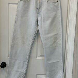 Levi’s 501 button fly Light Blue Denim Jeans size W33 L32